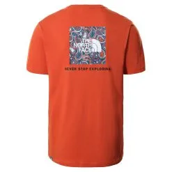 T-shirt The North Face Red Box Mattone -Vendite Snowboarding 2TX2 3A4 ALT1