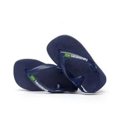 Infradito Havaianas Brasil Logo Bambino Blu -Vendite Snowboarding 4140577.3587.D