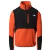 Pile The North Face Uomo Glacier 1/4 Zip Arancio -Vendite Snowboarding 5IHR T97 HERO