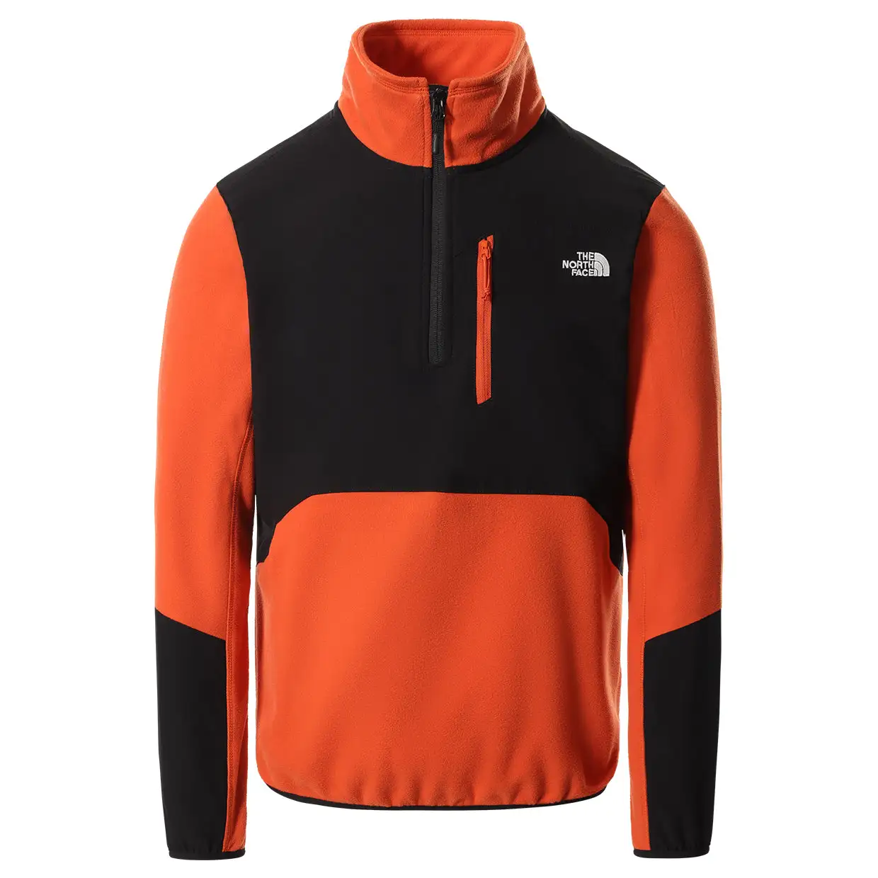 Pile The North Face Uomo Glacier 1/4 Zip Arancio 2 Pile The North Face Uomo Glacier 1/4 Zip Arancio