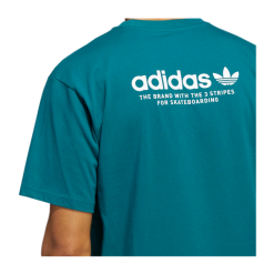 T-Shirt Adidas Logo 4.0 Petrolio -Vendite Snowboarding Adidas SkateboardingTee4.0LegacyTeal 4