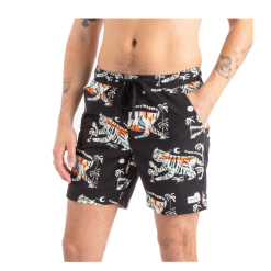 Costume Banks Journal Happy Place Nero -Vendite Snowboarding BanksJournal HappyPlaceElasticBoardshortBlack 3