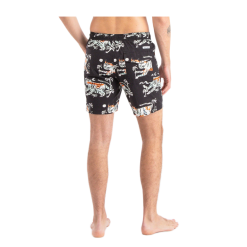 Costume Banks Journal Happy Place Nero -Vendite Snowboarding BanksJournal HappyPlaceElasticBoardshortBlack 4