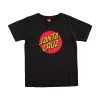 T-shirt Santa Cruz Bambino Classic Dot Nero -Vendite Snowboarding Classic Dot T Shirt