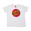 T-shirt Santa Cruz Bambino Classic Dot Bianco -Vendite Snowboarding Classic Dot T Shirt 2