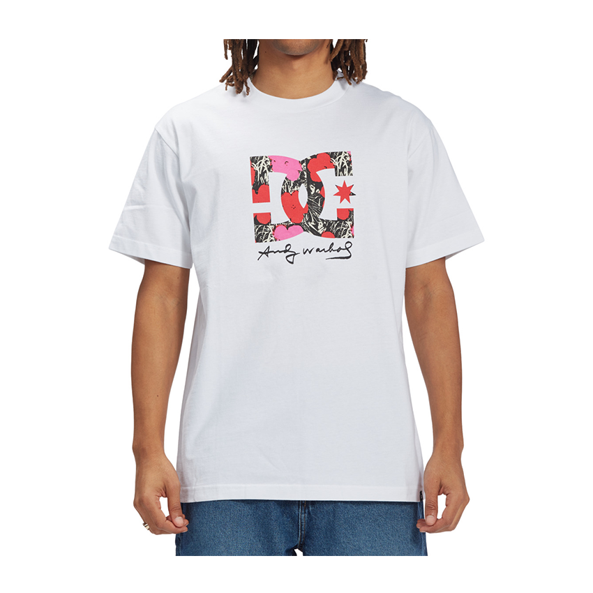 T-Shirt Dc Shoe X Andy Warhol Flower Series Bianco 5 T-Shirt Dc Shoe X Andy Warhol Flower Series Bianco - immagine 3