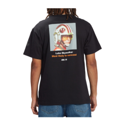 T-Shirt DC Shoes X Star Wars Luke Class Nero -Vendite Snowboarding DCShoesxStarWars LukeClassT ShirtBlack 4