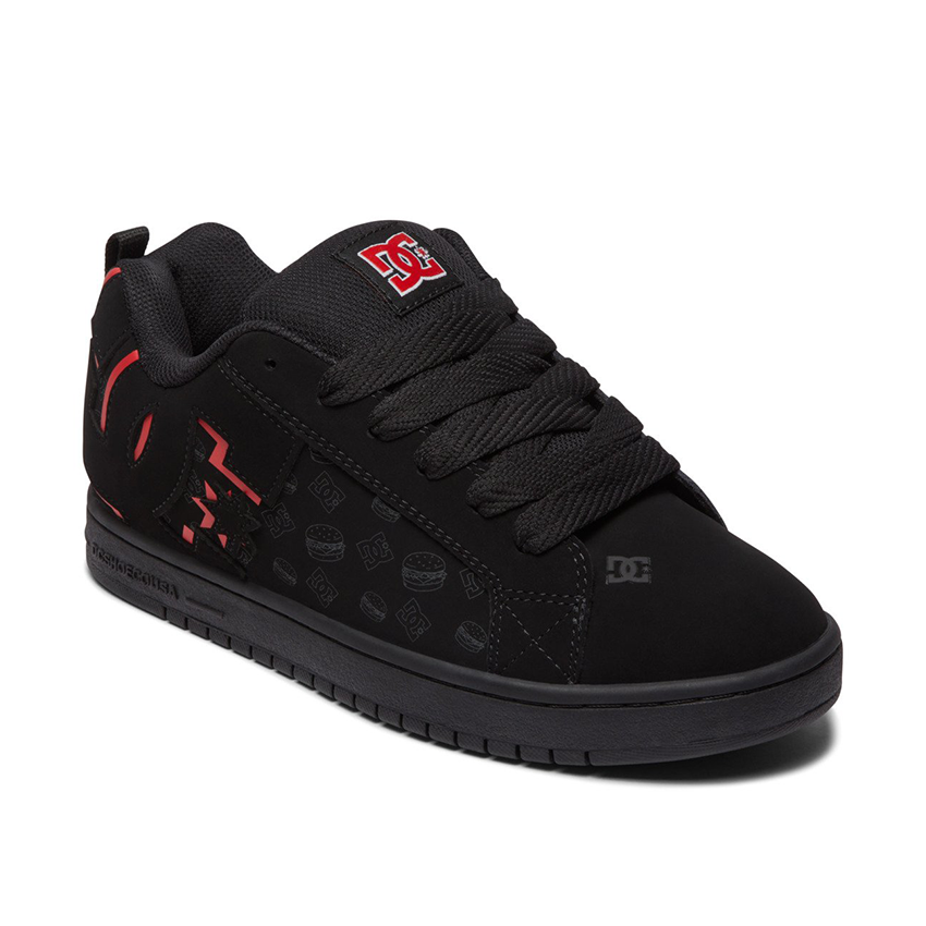 Scarpa Dc Shoe X Bob's Burger Court Graffik Nero 4 Scarpa Dc Shoe X Bob's Burger Court Graffik Nero - immagine 2