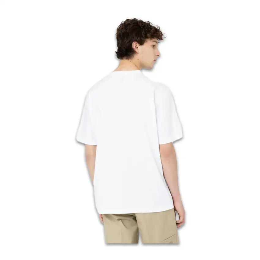 T-Shirt Dickies Aitkin Chest Bianco 6 T-Shirt Dickies Aitkin Chest Bianco - immagine 4