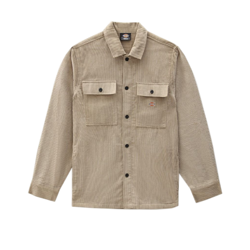 Camicia Dickies Higginson Overshirt Beige 3 Camicia Dickies Higginson Overshirt Beige