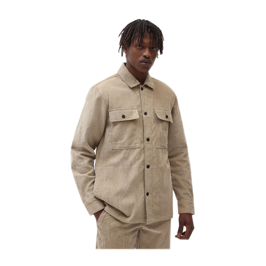 Camicia Dickies Higginson Overshirt Beige 5 Camicia Dickies Higginson Overshirt Beige - immagine 3