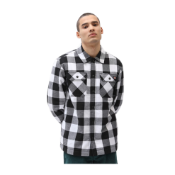 Giacchetto Dickies Lined Sacramento Bianco E Nero -Vendite Snowboarding DickiesLinedSacramentoOvershirtBlack 3