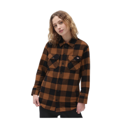 Camicia Dickies New Sacramento Marrone -Vendite Snowboarding DickiesNewSacramentoShirtBrownDuck 3