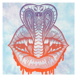 T-Shirt Doomsday Forked Tongue Blu -Vendite Snowboarding Doomsday ForkedTongueTeeTyeDyeBlue 3