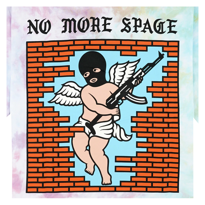 T-Shirt Doomsday No More Space Tiedye Rosa 5 T-Shirt Doomsday No More Space Tiedye Rosa - immagine 3