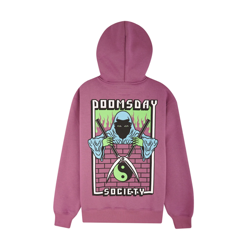 Felpa Doomsday Balance Hoodie Rosa 4 Felpa Doomsday Balance Hoodie Rosa - immagine 2
