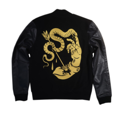 Giacchetto Doomsday Dxsx Varsity Jacket Nero 5 Giacchetto Doomsday Dxsx Varsity Jacket Nero -Vendite Snowboarding DoomsdayDxsxVarsityJacketBlack 2