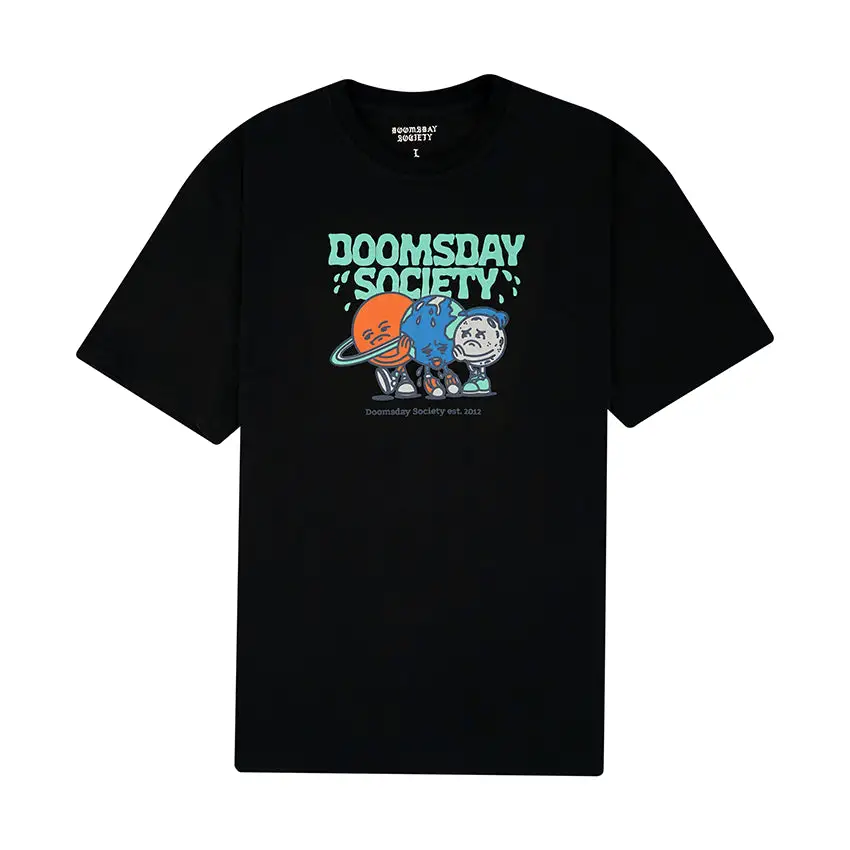 T-Shirt Doomsday Sick World Tee Nero 3 T-Shirt Doomsday Sick World Tee Nero