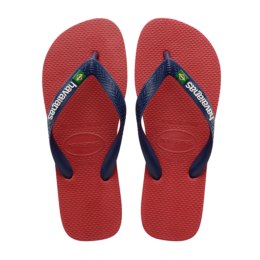 Infradito Havaianas Brasil Logo Rosso 3 Infradito Havaianas Brasil Logo Rosso