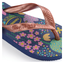 Infradito Havaianas Kids Flores Blu -Vendite Snowboarding Havaianas KidsFloresBlue 4