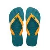 Infradito Havaianas Bambino Brasil Logo Verde -Vendite Snowboarding HavaianasKidsBrasilLogoVibeGreenLiquido