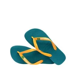Infradito Havaianas Bambino Brasil Logo Verde -Vendite Snowboarding HavaianasKidsBrasilLogoVibeGreen 4