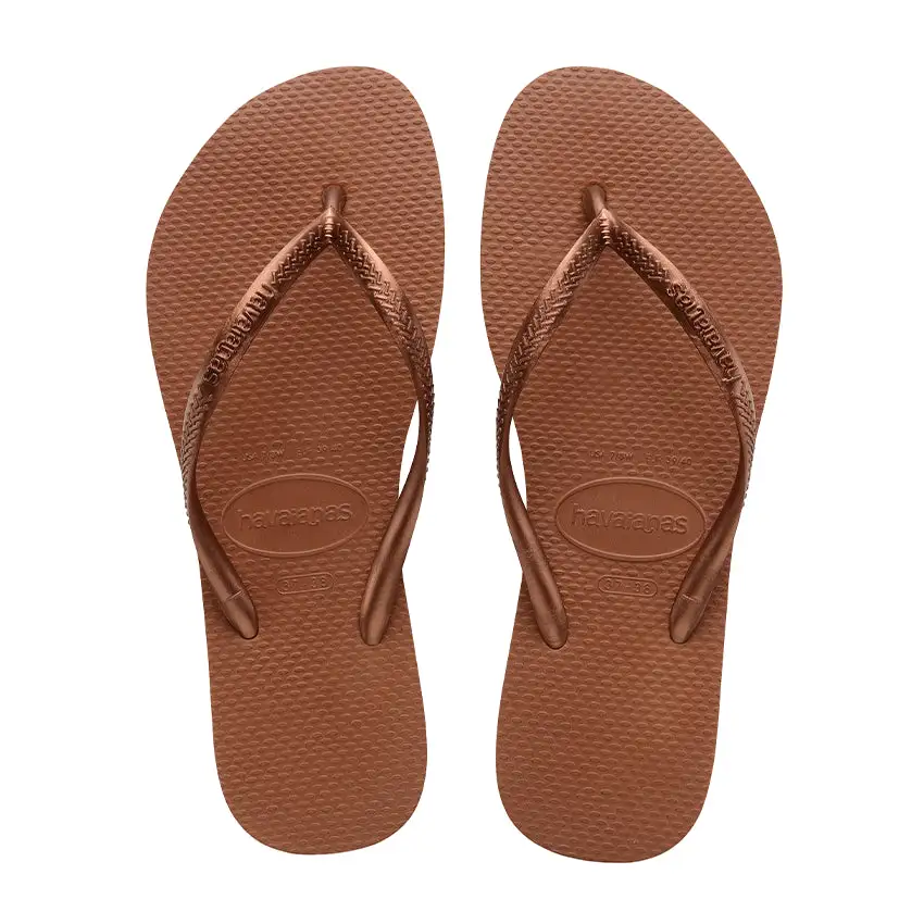 Infradito Havaianas Slim Metallic Ruggine 3 Infradito Havaianas Slim Metallic Ruggine