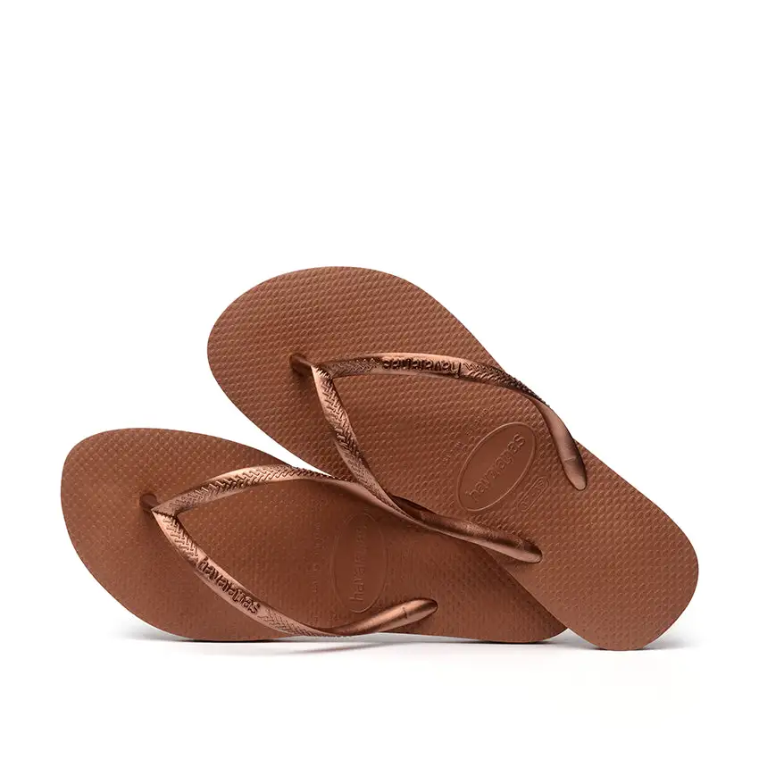 Infradito Havaianas Slim Metallic Ruggine 6 Infradito Havaianas Slim Metallic Ruggine - immagine 4