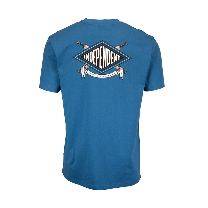 T-Shirt Independent Turn & Burn Celeste 4 T-Shirt Independent Turn & Burn Celeste - immagine 2