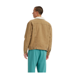 Levi's Giacchetto Levi’s Sherpa Trucker Washed Beige 5 Levi's Giacchetto Levi’s Sherpa Trucker Washed Beige -Vendite Snowboarding Levi sSherpaTruckerType3WashedCanvasCougar 2
