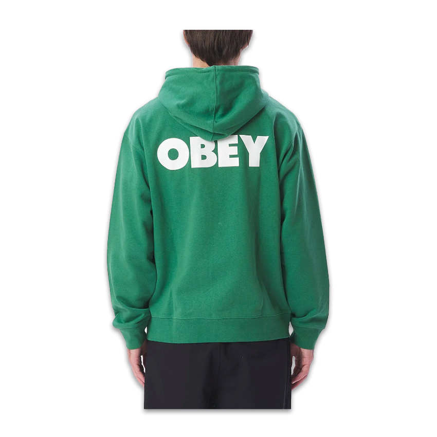 Felpa Obey Bold Hood Verde 4 Felpa Obey Bold Hood Verde - immagine 2