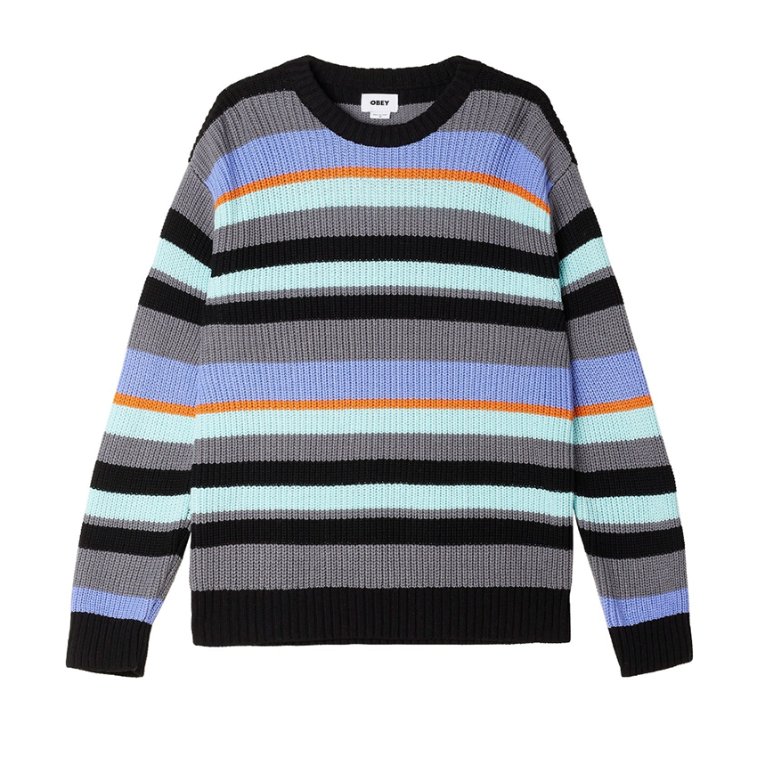 Maglione Obey Edge Crew Sweater Multi 3 Maglione Obey Edge Crew Sweater Multi