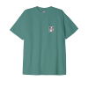 T-Shirt Obey Eyes Icon II Verde -Vendite Snowboarding ObeyEyesIconIIHeavyweightPalmLeafLiquido