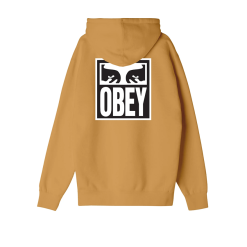 Felpa Obey Eyes Icon Hood Beige -Vendite Snowboarding ObeyEyesIconPremiumHoodSunDial 2