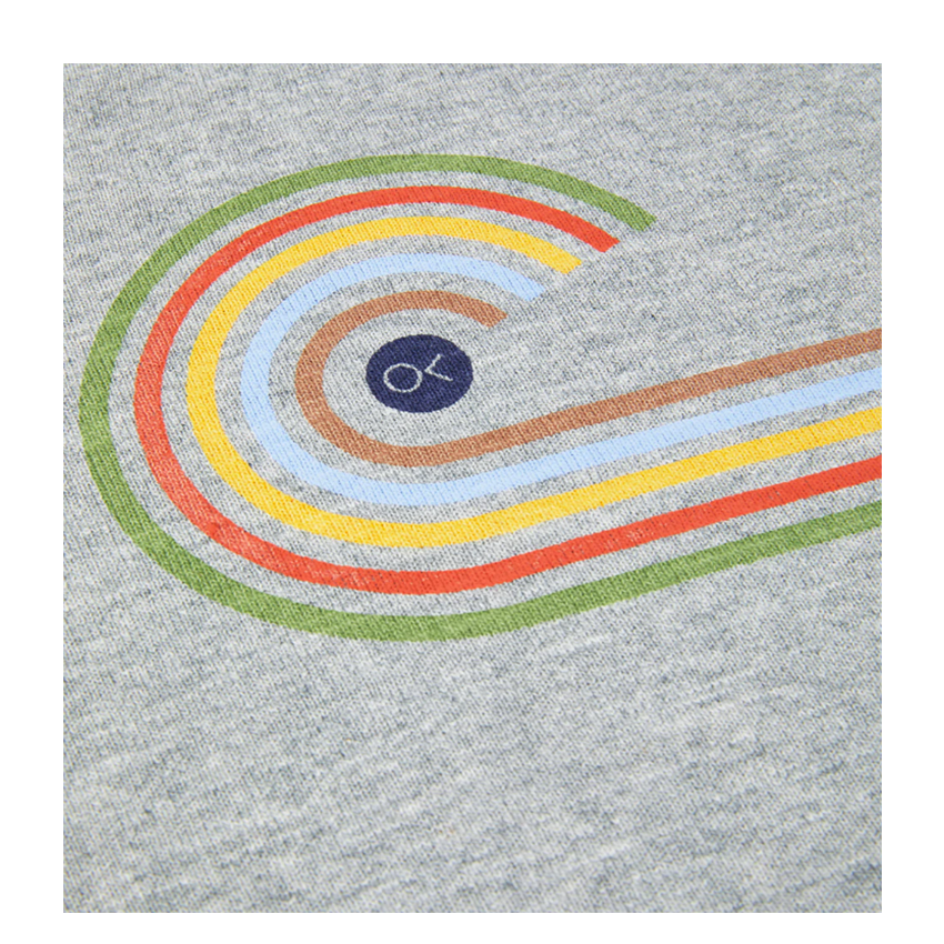 Felpa Outerknow Rainbow Grigio 4 Felpa Outerknow Rainbow Grigio - immagine 2