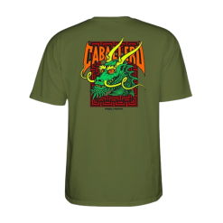 T-Shirt Powell Peralta Caballero Verde -Vendite Snowboarding PowellPeraltaCaballeroTeeVerdeOlive 2