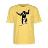 T-Shirt Powell Peralta Skate Chimp Giallo -Vendite Snowboarding PowellPeraltaChimpTeeGialloLiquido