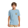 T-Shirt Quiksilver Jr Closed Bubble Ceruleo -Vendite Snowboarding Quiksilver ClosedBubbleTeeYthCeruleoLiquido