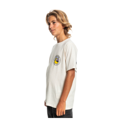 T-Shirt Quiksilver Jr Closed Bubble Bianco -Vendite Snowboarding Quiksilver ClosedBubbleTeeYthOffWhite 2