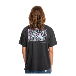 T-Shirt Quiksilver Electic Feel Nero -Vendite Snowboarding Quiksilver ElectricFeelTeeBlack 3