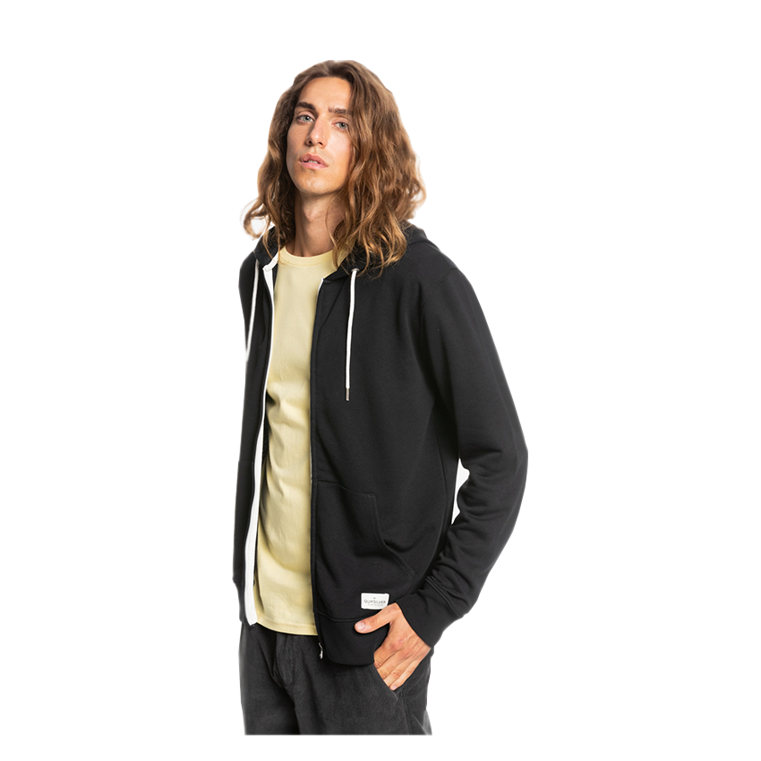 Felpa Quiksilver Essential Zip Nero 5 Felpa Quiksilver Essential Zip Nero - immagine 3