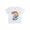 T.Shirt Quiksilver Jr Shark Smile Bianco -Vendite Snowboarding Quiksilver SharkSmileTeeYBWhiteLiquido