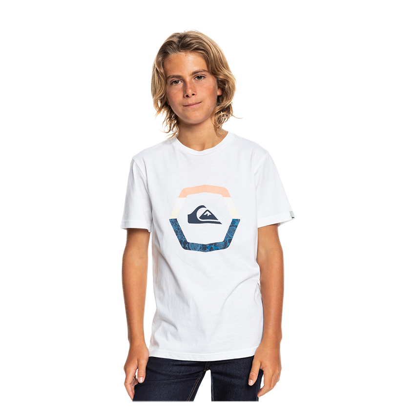 T-Shirt Quiksilver Jr Up Rise Bianco 3 T-Shirt Quiksilver Jr Up Rise Bianco