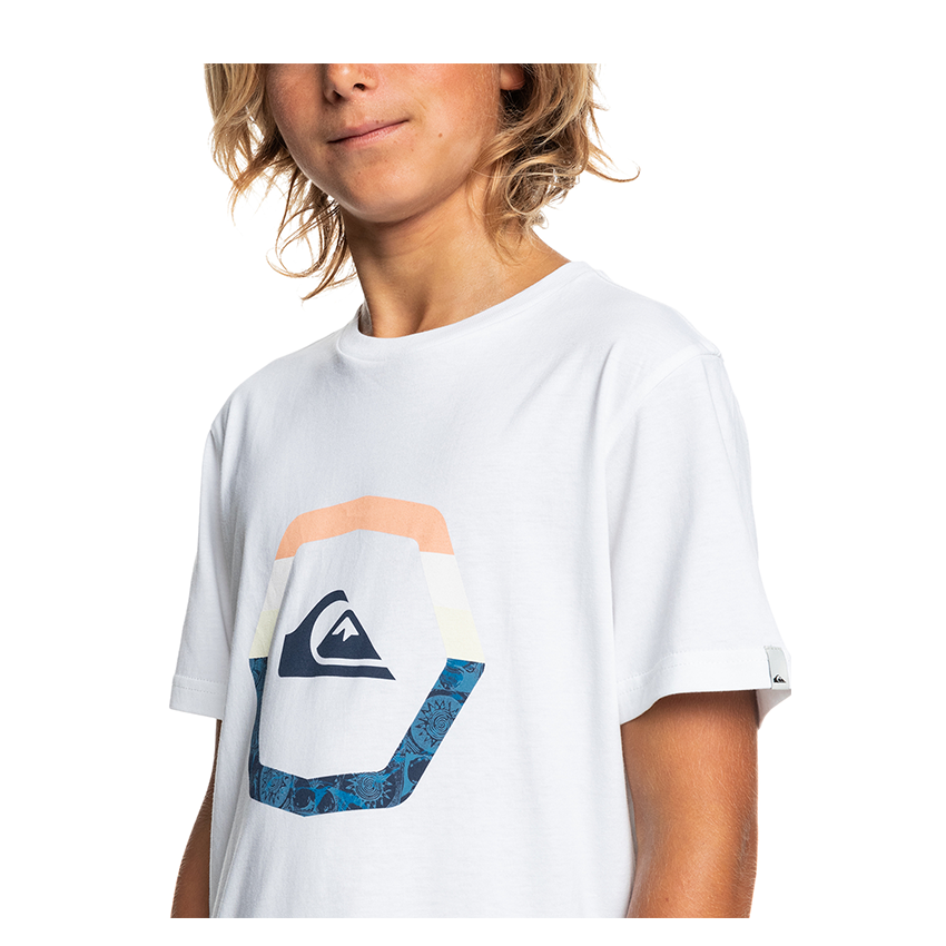 T-Shirt Quiksilver Jr Up Rise Bianco 6 T-Shirt Quiksilver Jr Up Rise Bianco - immagine 4