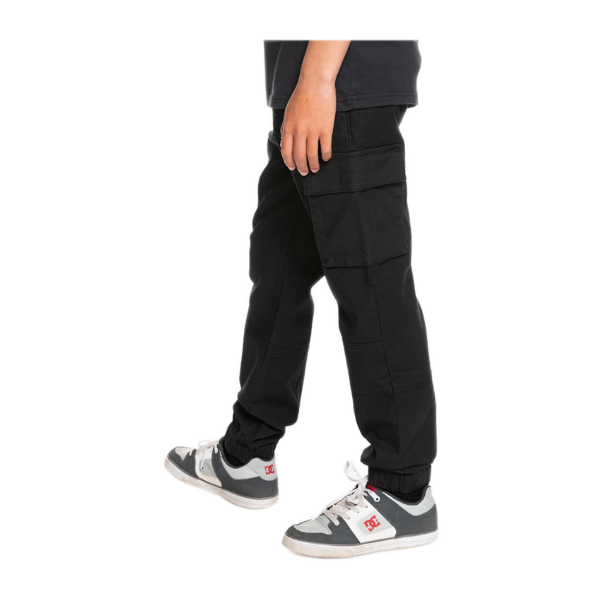 Pantalone Quiksilver Jr Back To Cargo Nero 5 Pantalone Quiksilver Jr Back To Cargo Nero - immagine 3