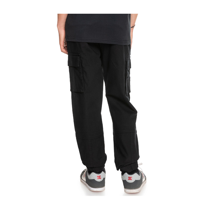 Pantalone Quiksilver Jr Back To Cargo Nero 4 Pantalone Quiksilver Jr Back To Cargo Nero - immagine 2
