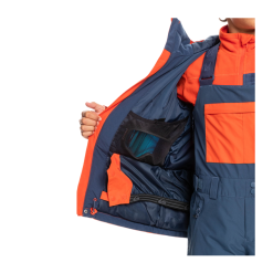 Giacca Da Snowboard Quiksilver Mission Solid Youth Jr Arancione -Vendite Snowboarding QuiksilverBoy sMissionSolidSnowJacketPoureedPumpkin 3