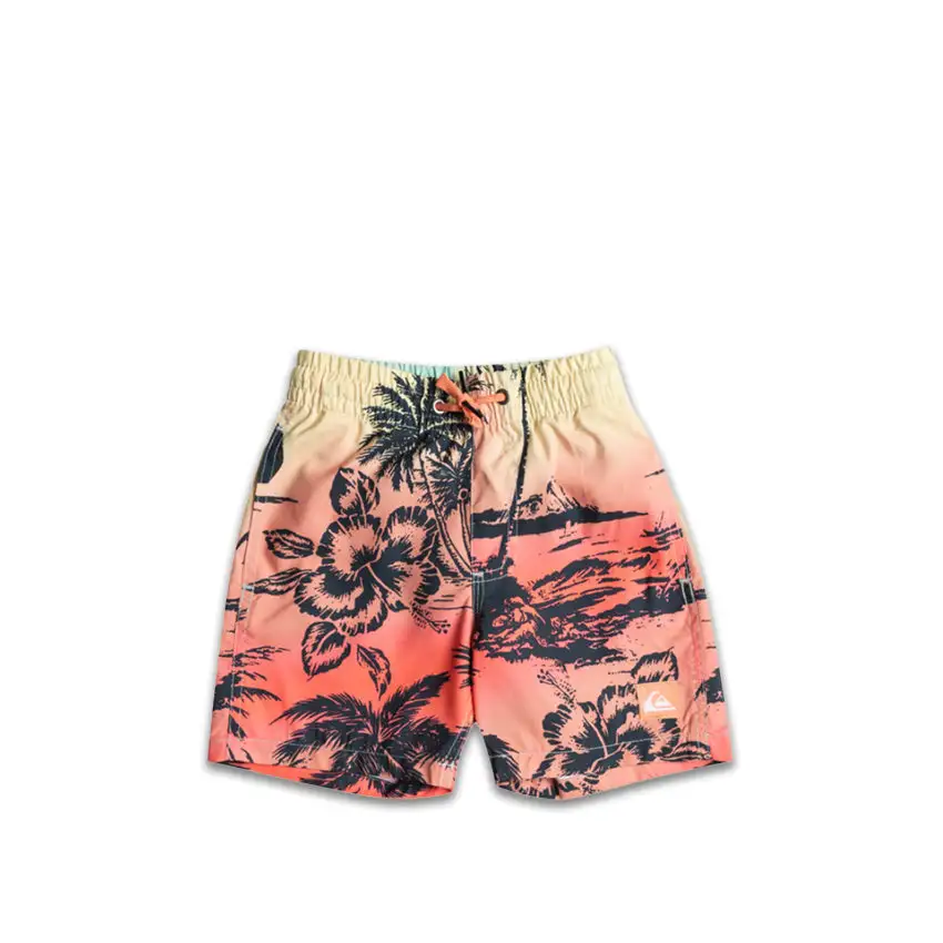 Costume Quiksilver Bambino Everyday Paradise Rosso 3 Costume Quiksilver Bambino Everyday Paradise Rosso