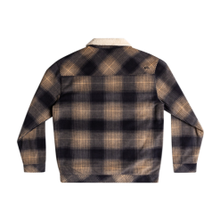 Felpa Quiksilver Fleece Deck Marrone -Vendite Snowboarding QuiksilverGiaccaDeckOvershirtTanninPlaid 2