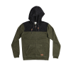Felpa Quiksilver Keller Block Zip Verde -Vendite Snowboarding QuiksilverKellerBlockZipFleeceNeroVerdeLiquido